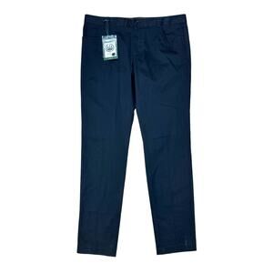 Beretta NWT Navy Straight Leg Five Pocket Gabardine Business Casual Chino Pants